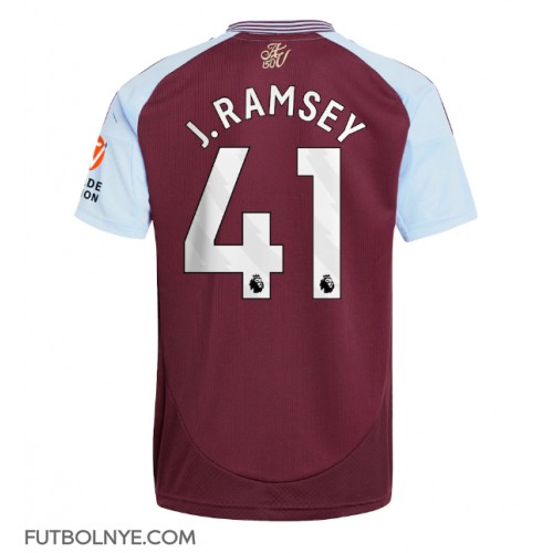 Camiseta Aston Villa Jacob Ramsey #41 Primera Equipación 2024-25 manga corta